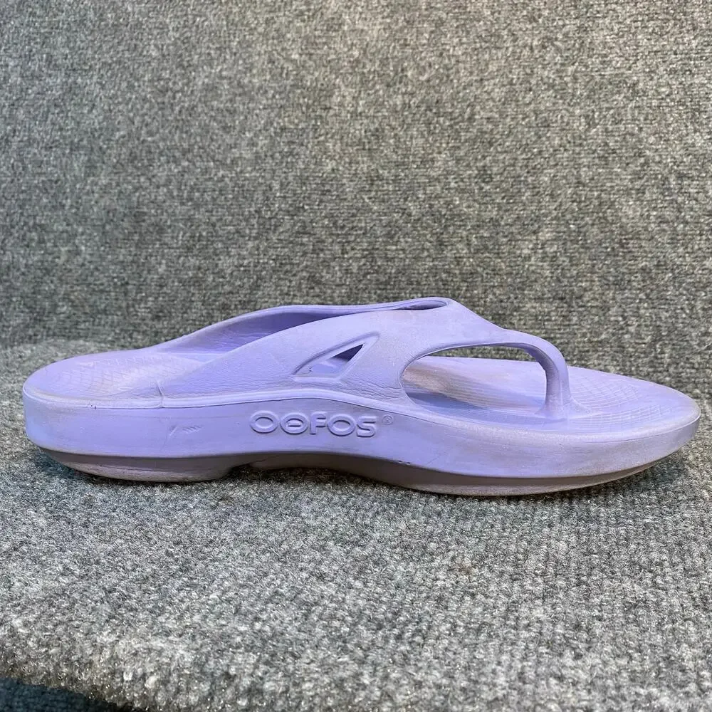OOFOS Ooriginal Purple Flip Flop Thong Sport Recovery Sandals Mens 11 Womens 13